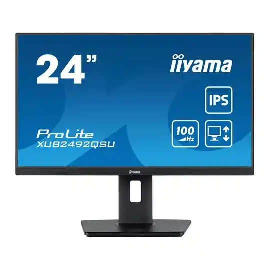 iiyama ProLite XUB2492QSU-B1 24" WQHD 100Hz FreeSync IPS Monitor